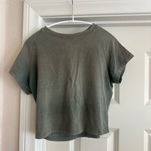SKIMS New Vintage Crop Raglan T-Shirt